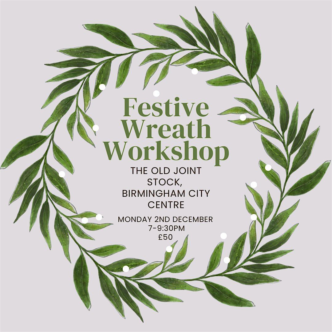 Festive wreath making workshop