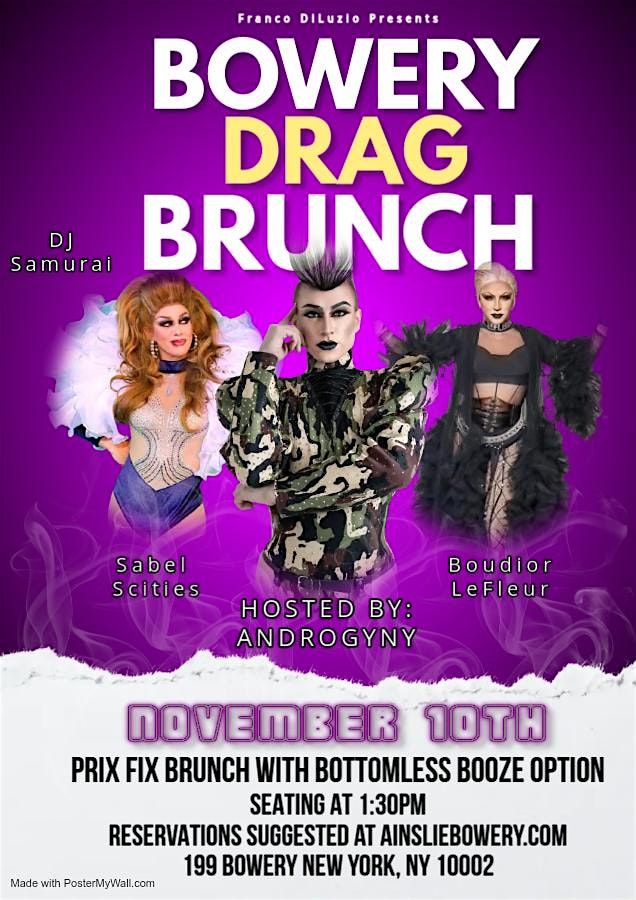 Bowery Drag Brunch