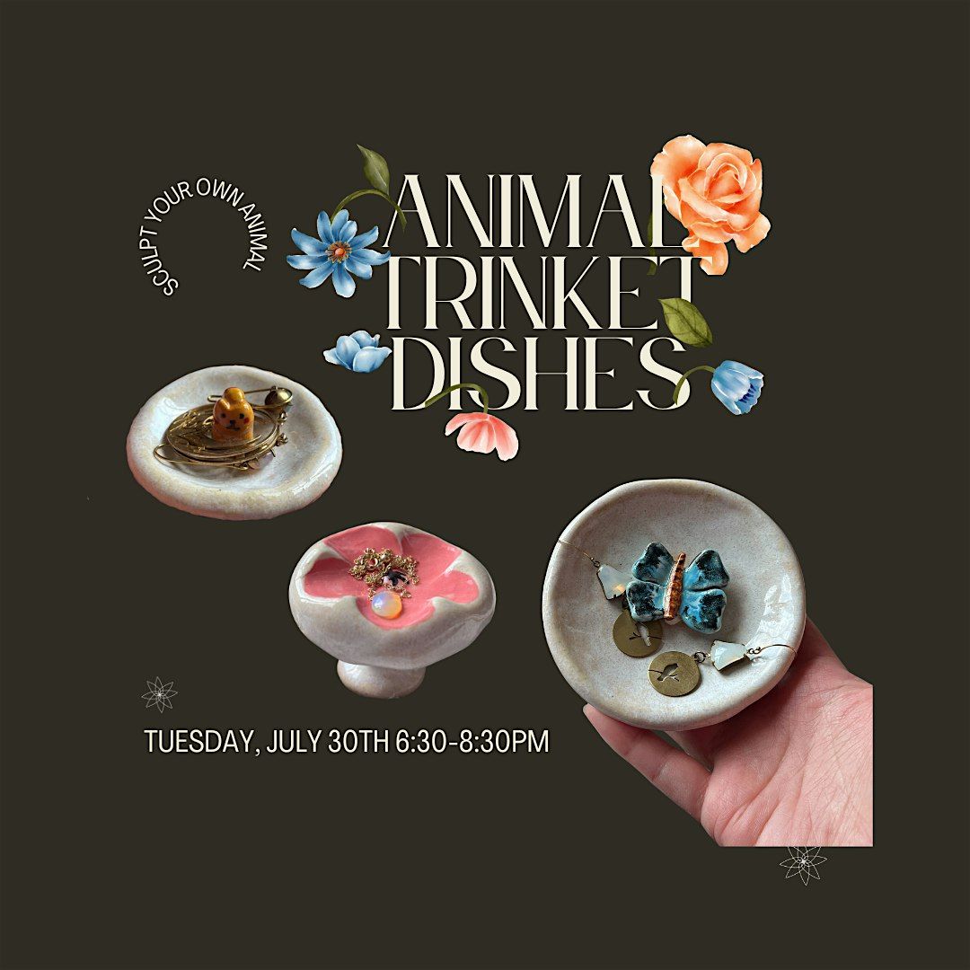 Handbuilt Animal Trinket Dishes