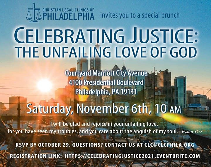 Celebrating Justice 2021: The Unfailing Love of God