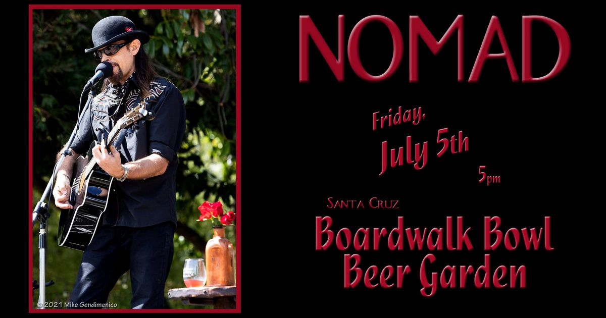 Nomad at Santa Cruz Boardwalk Bowl Beer Garden