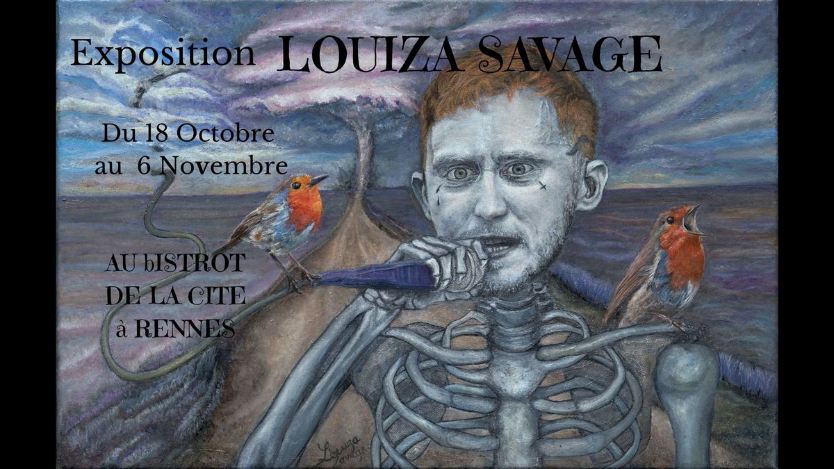 Vernissage  LOUIZA SAVAGE +  DJ Screamin Gilou 