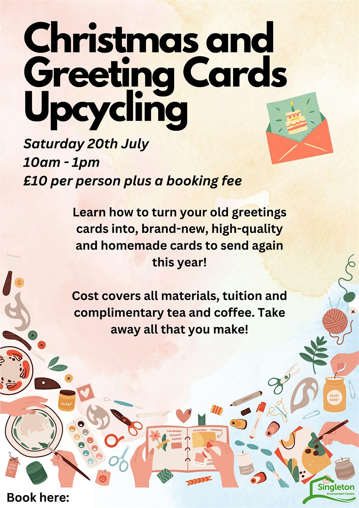 Christmas and Greeting Card Upcycling Workshop