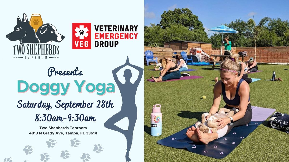 Doggy Yoga at Two Shepherds Taproom!