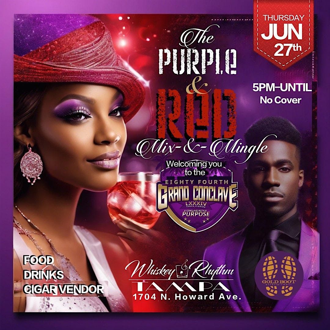 The Purple & Red Mix and Mingle @ Whiskey & Rhythm-TAMPA