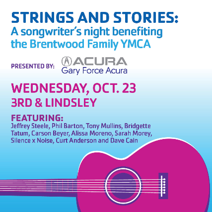 Strings and Stories: A Songwriters Night Benefiting The Brentwood Family YMCA