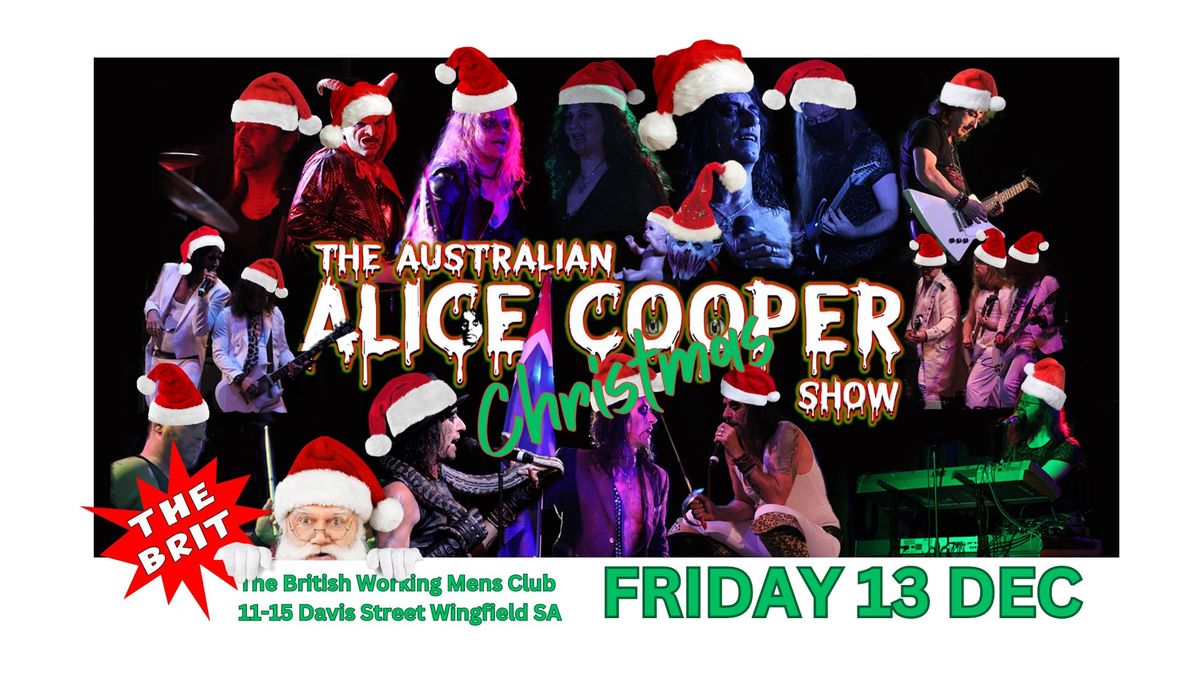 Australian Alice Cooper Christmas Show