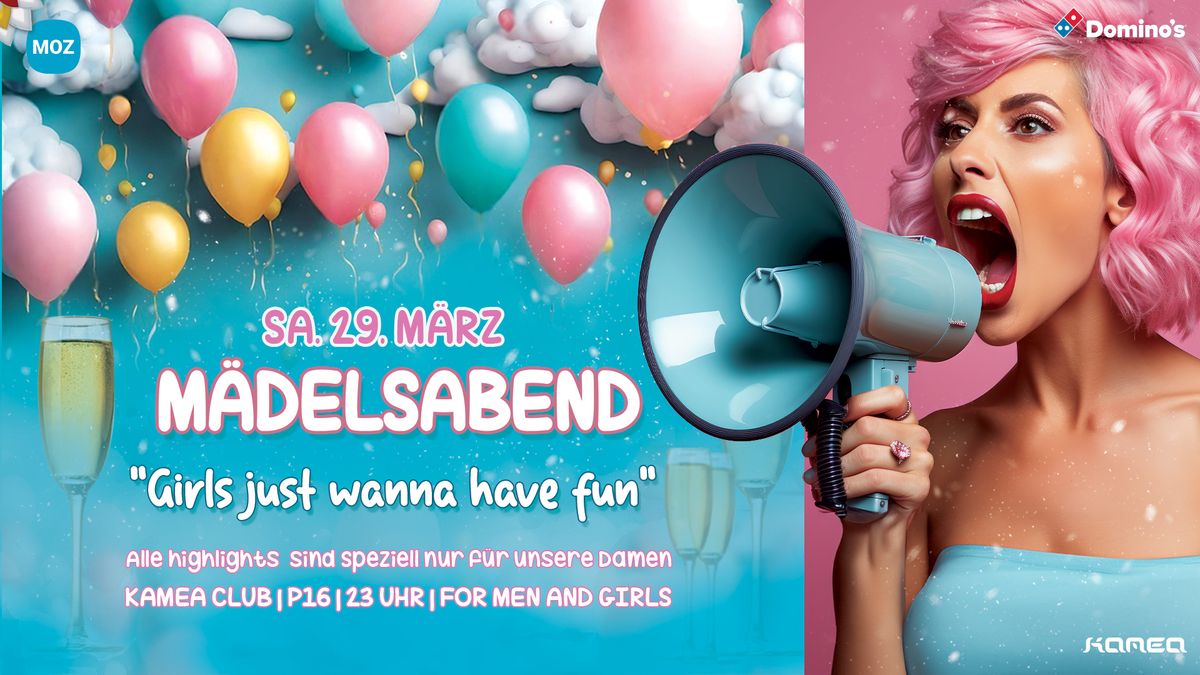 Sa.29.03. - Girls first - M\u00e4delsabend