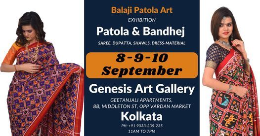 Patan Patola & Bandhej Exhibition @Kolkata
