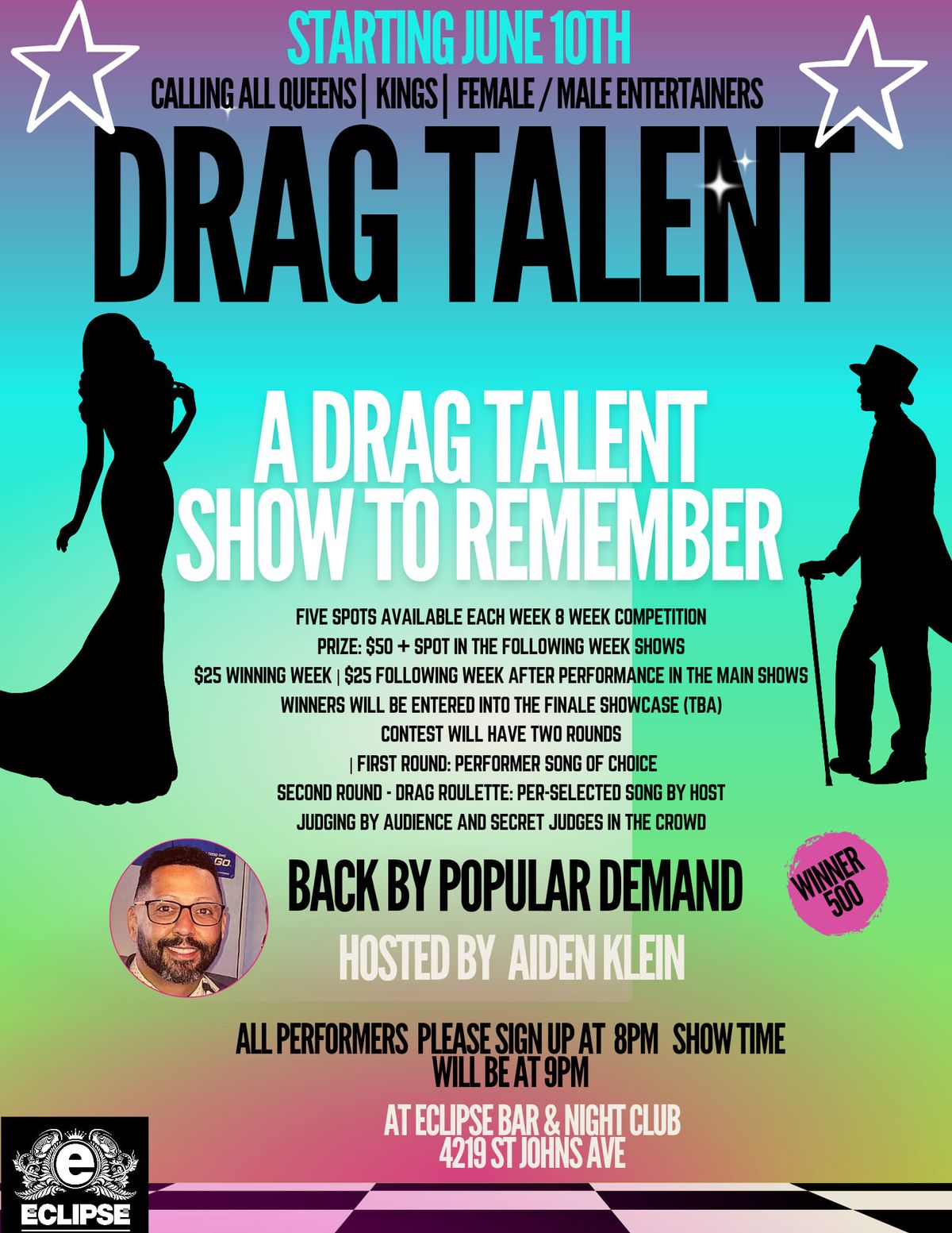 Drag talent show