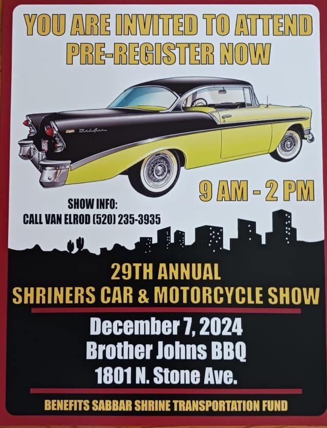 29th Annual Shriners Car & Motorcycle Show 