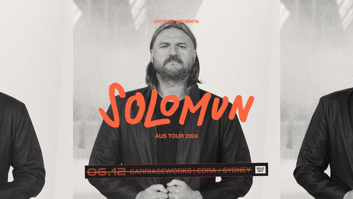 Solomun \u2014 Australia 2024 | Eora (Sydney) [SOLD OUT]