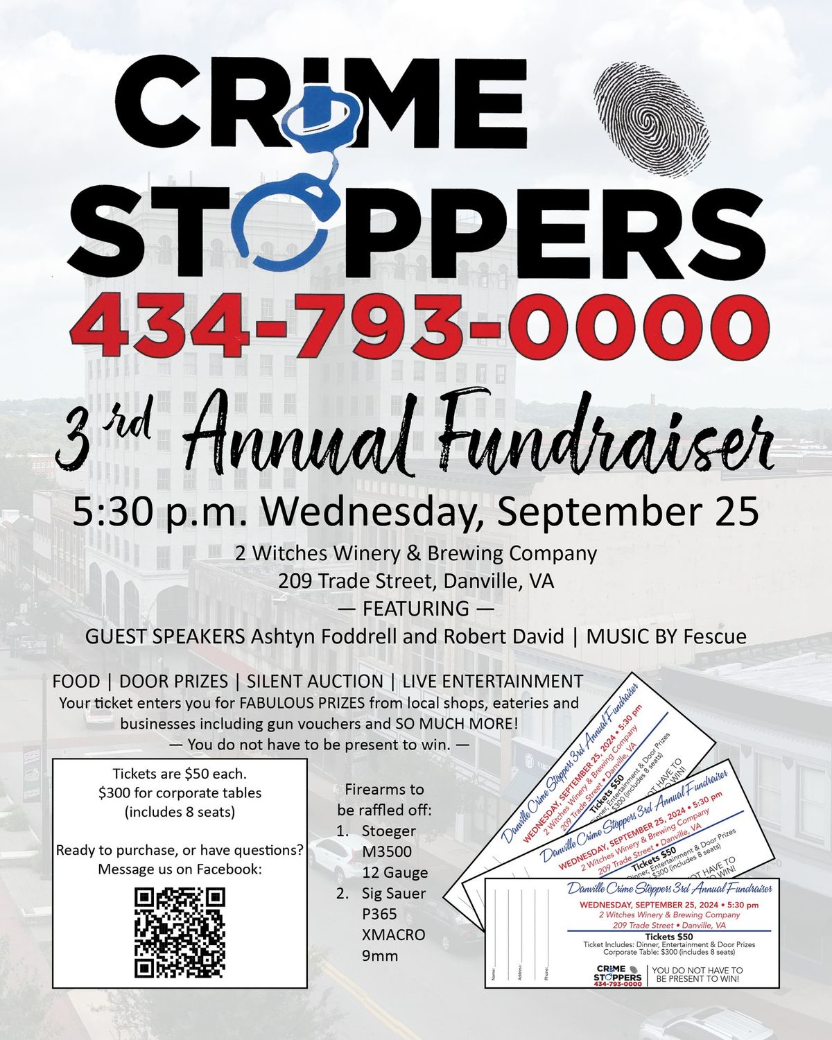 Danville Crime Stoppers 3rd Annual Fundraiser