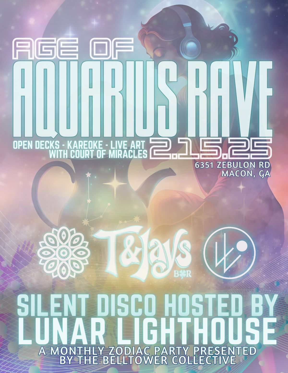 Age of Aquarius Rave with Lunar Lighthouse 