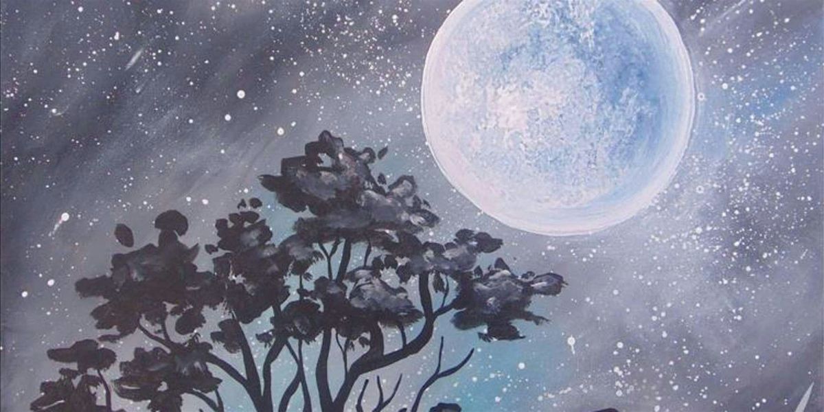 Illuminated by Moonlight - Paint and Sip by Classpop!\u2122