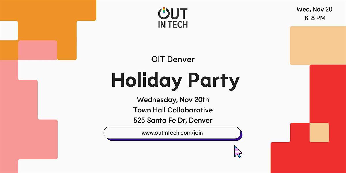 Out in Tech Denver | November Holiday Party at Town Hall Collaborative