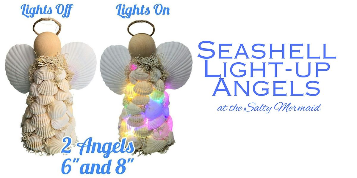 Light-up Seashell Angels