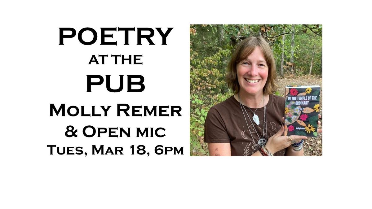 Poetry at the Pub: Molly Remer & Open Mic