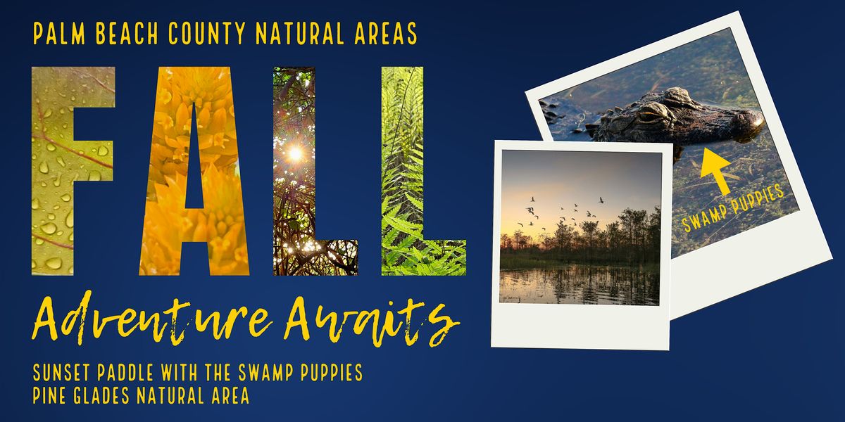 Adventure Awaits - Sunset Paddle with the Swamp Puppies at  Pine Glades