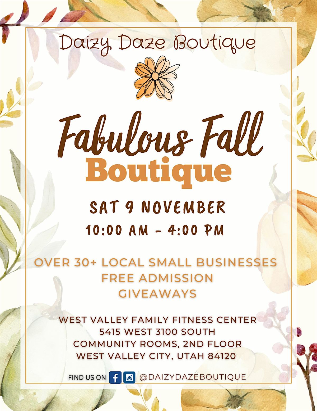 Fabulous Fall Boutique