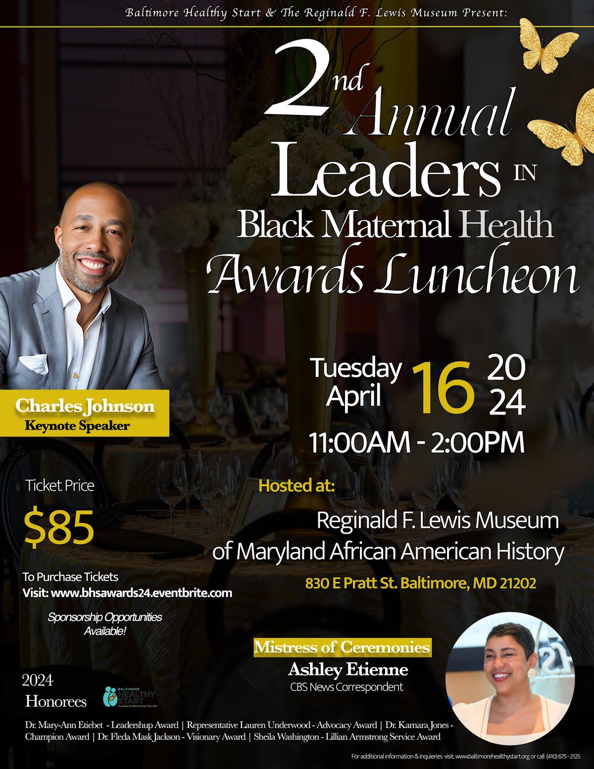 2nd Annual Leaders In Black Maternal Health Awards Luncheon