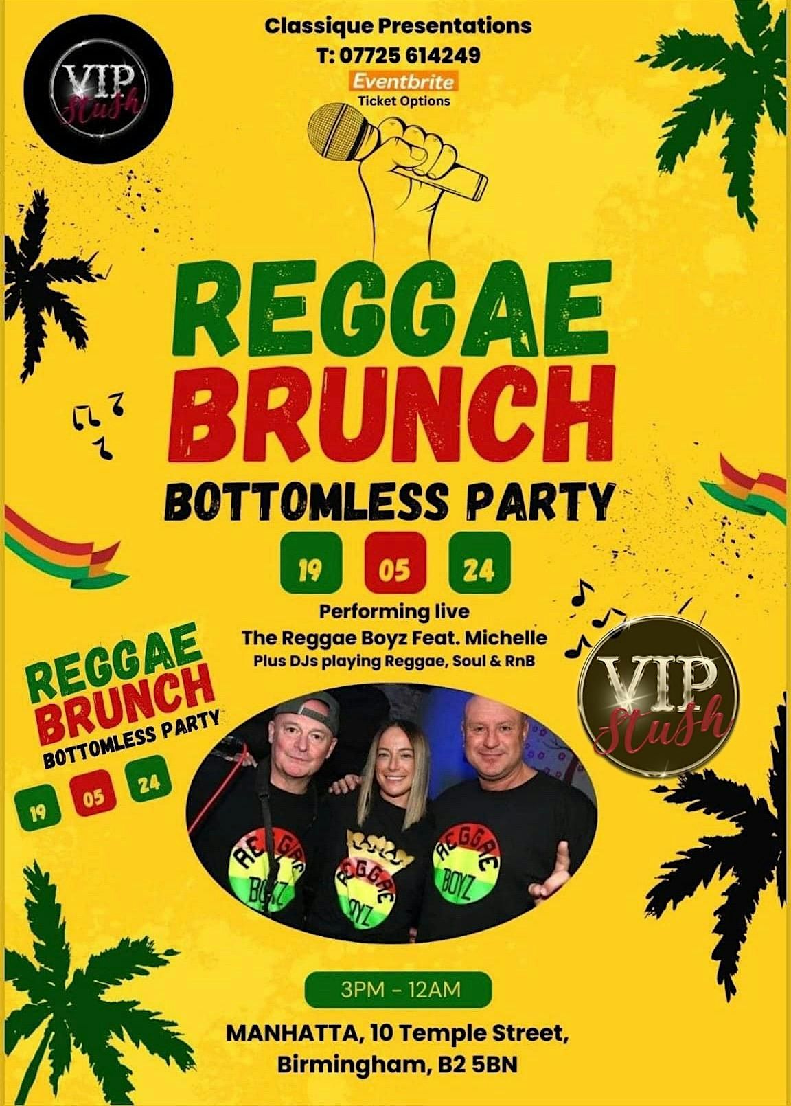 VIP STUSH REGGAE BRUNCH: The Reggae Boyz Feat. Michelle