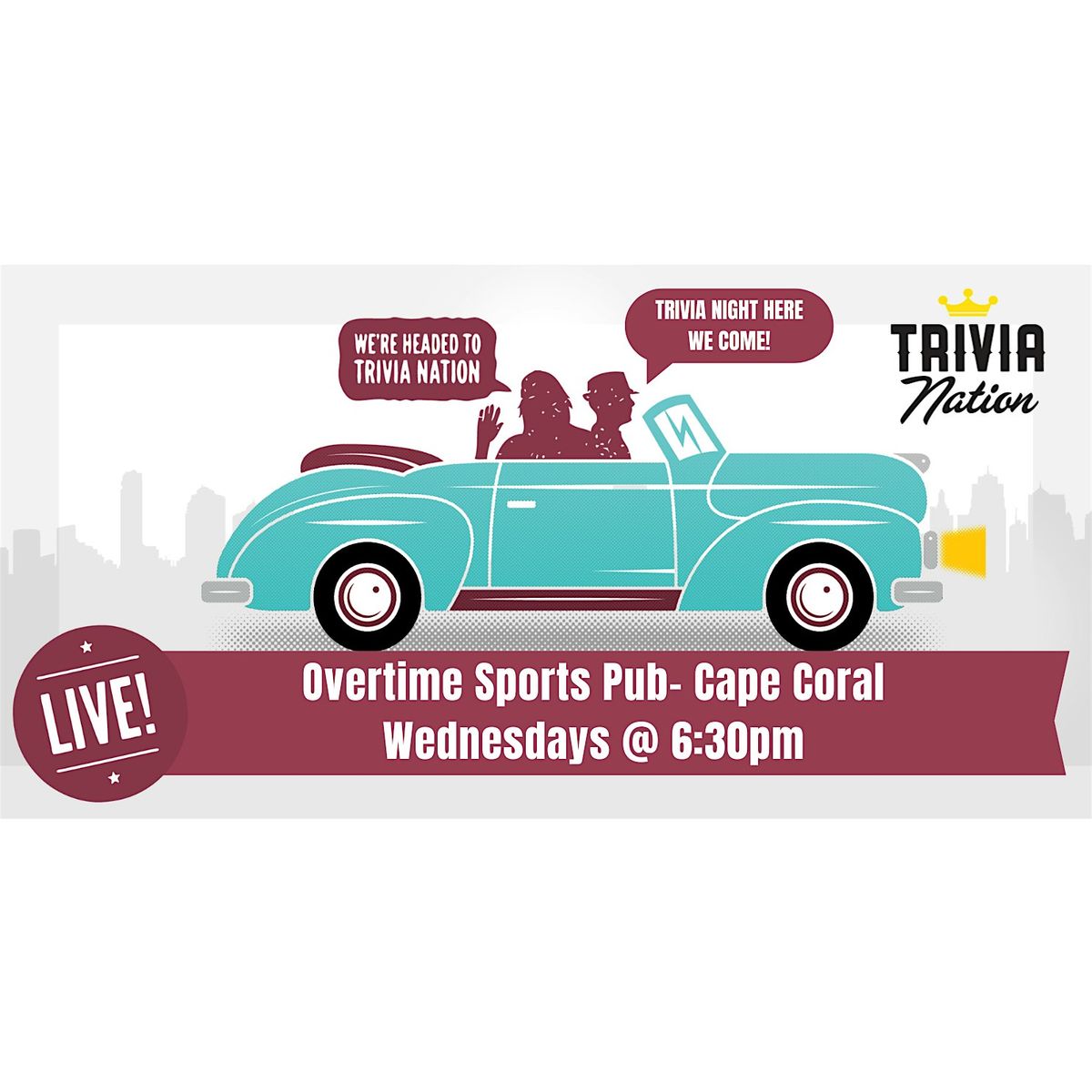 General Knowledge Trivia at Overtime Sports Pub- Cape Coral $75 in prizes!