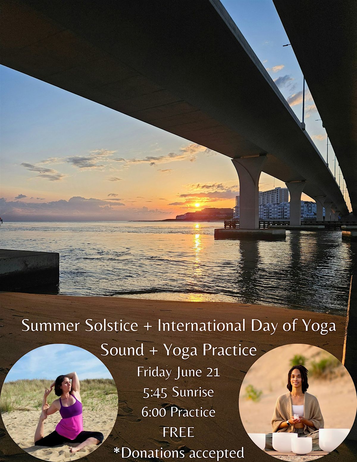 Beach Yoga + Sound: Summer Solstice + International Day of Yoga Celebration