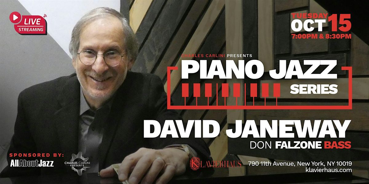 Piano Jazz Series: David Janeway