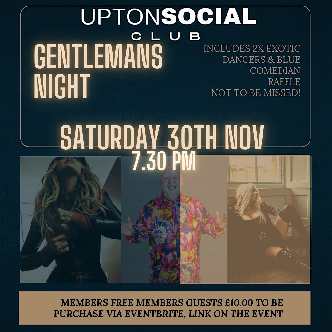 Gentleman\u2019s Night!