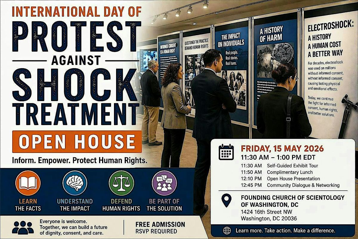 International Day of Protest Against Shock Treatment Open House
