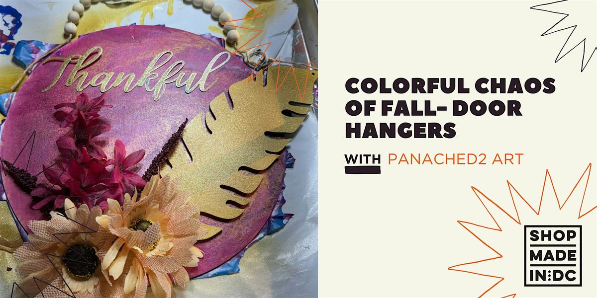 Colorful Chaos of Fall- Door Hangers