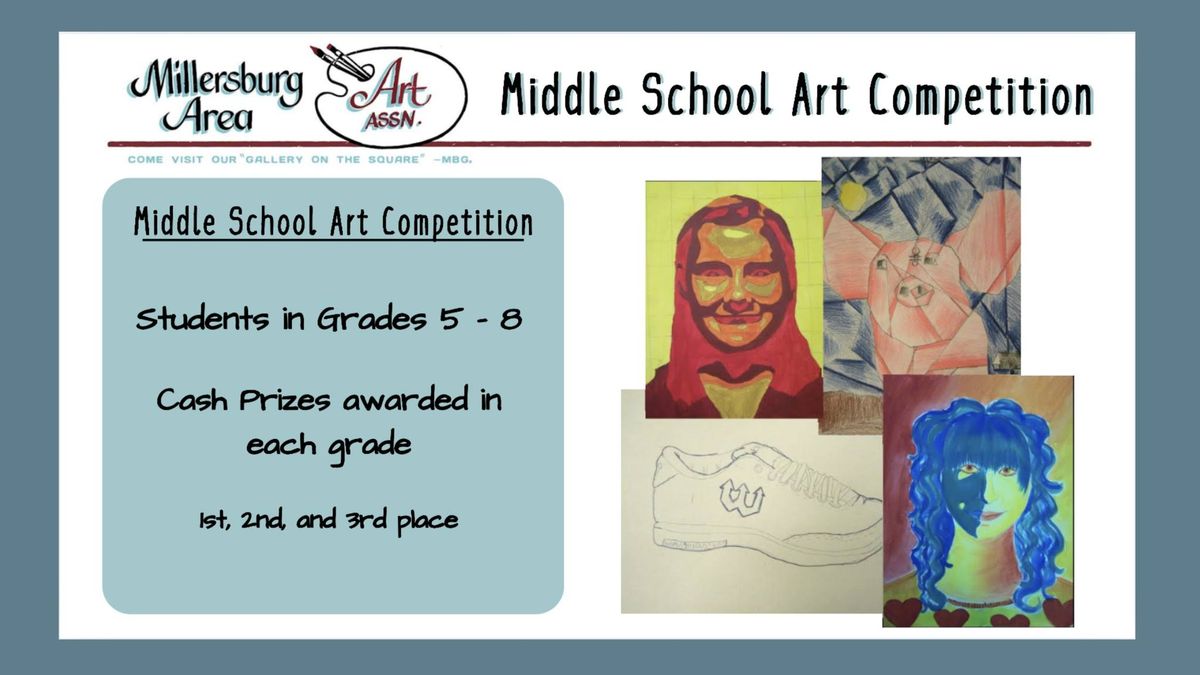 MAAA Middle School Student Art Competition (Deadline to Register 1.18.25)