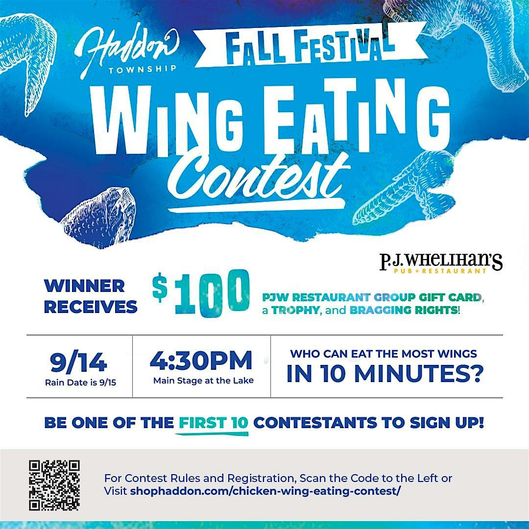 Haddon Township Fall Festival Chicken Wing Eating Contest