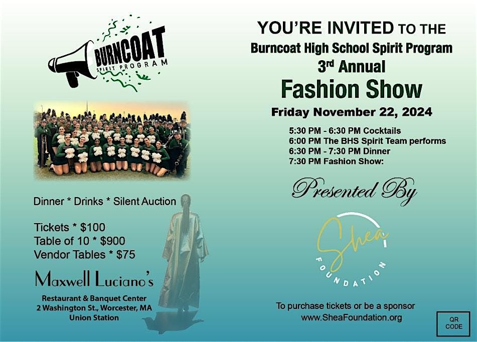 3rd Annual Burncoat High School Spirt Team Fashion Show Fundraiser