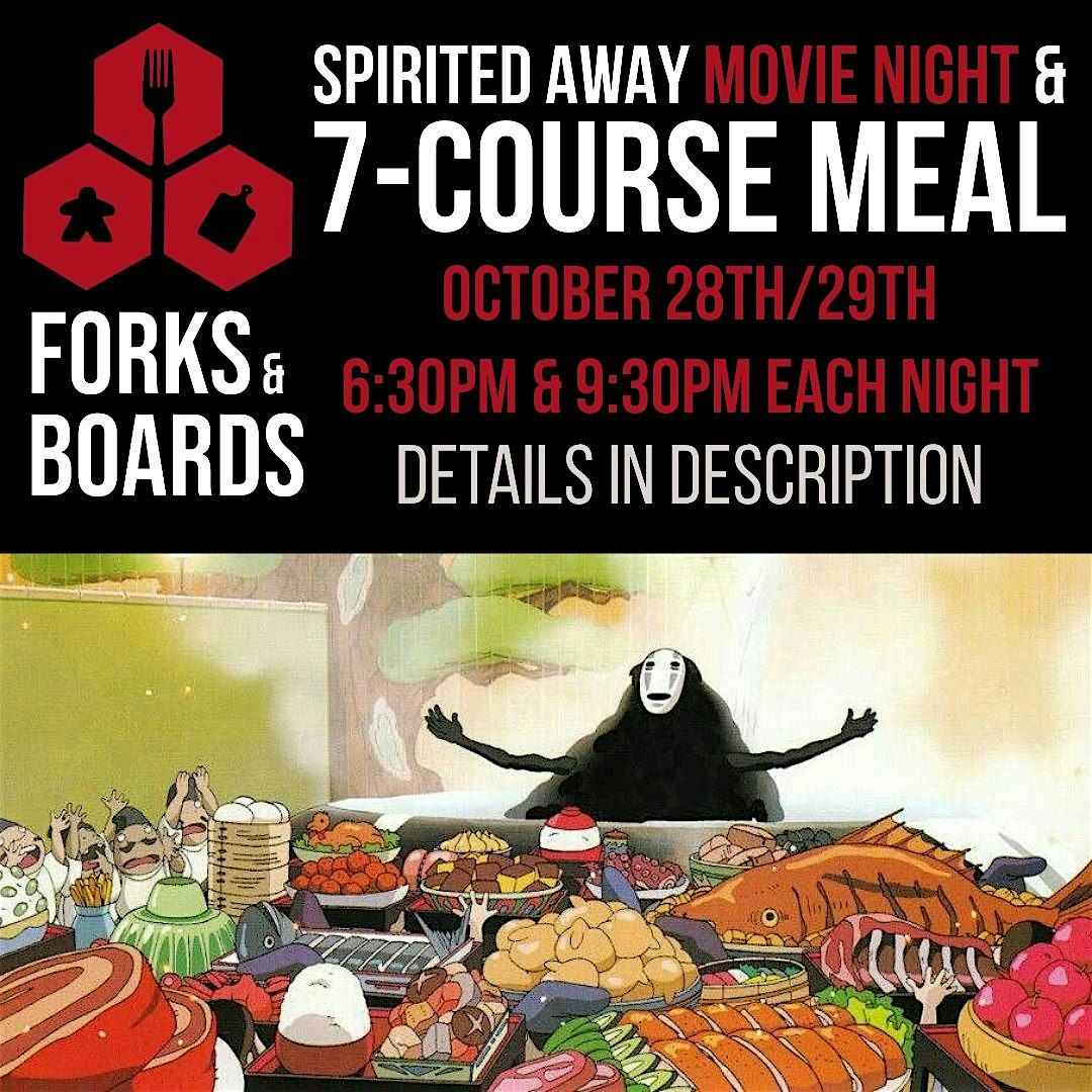 Movie Night: Spirited Away inspired Chef's Dinner