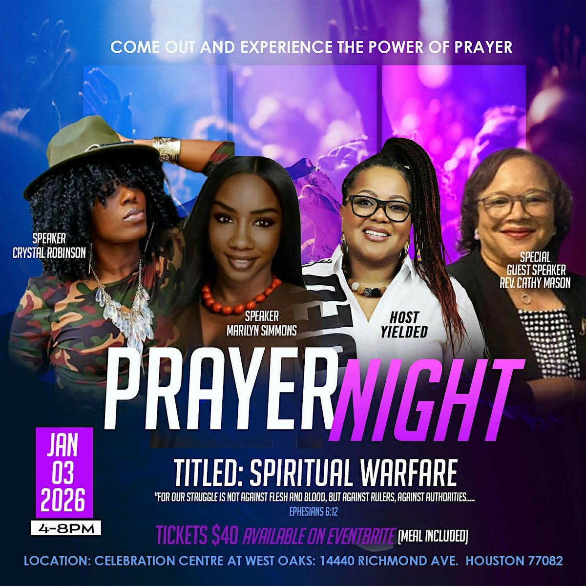 Dark Orchid Presents A Night Of Prayer