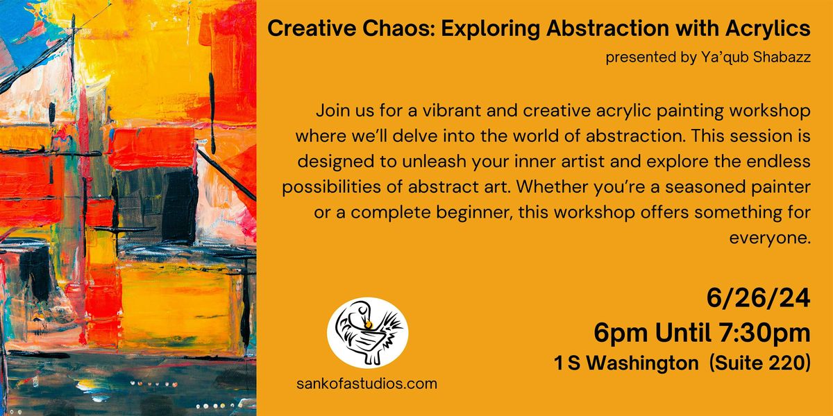 Creative Chaos: Exploring Abstraction with Acrylics