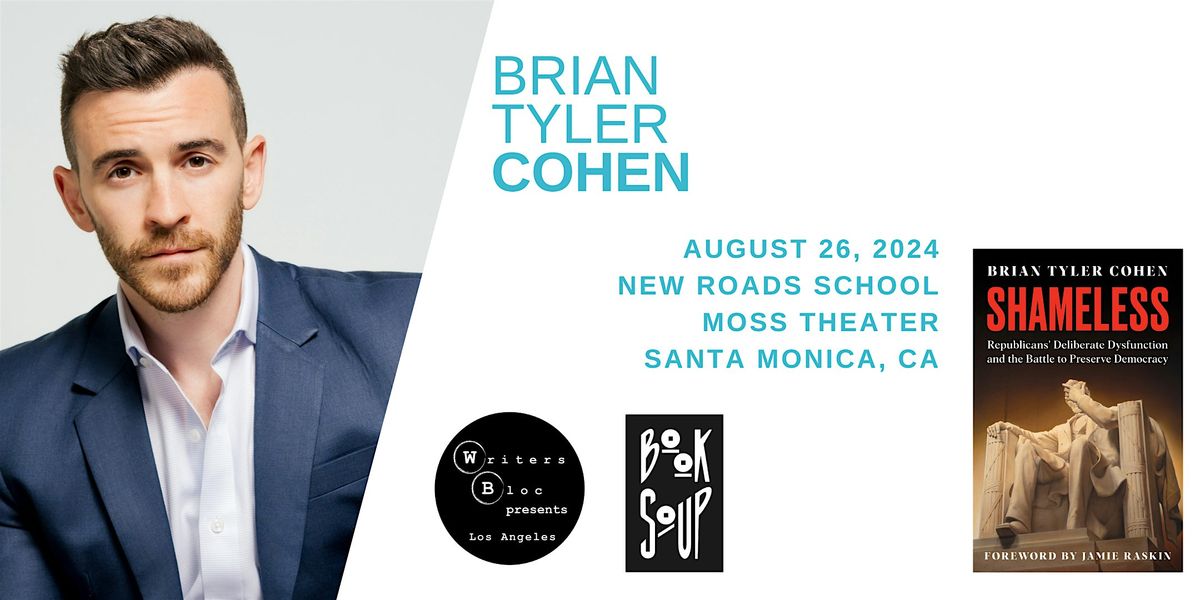 Writers Bloc and Book Soup Present Brian Tyler Cohen