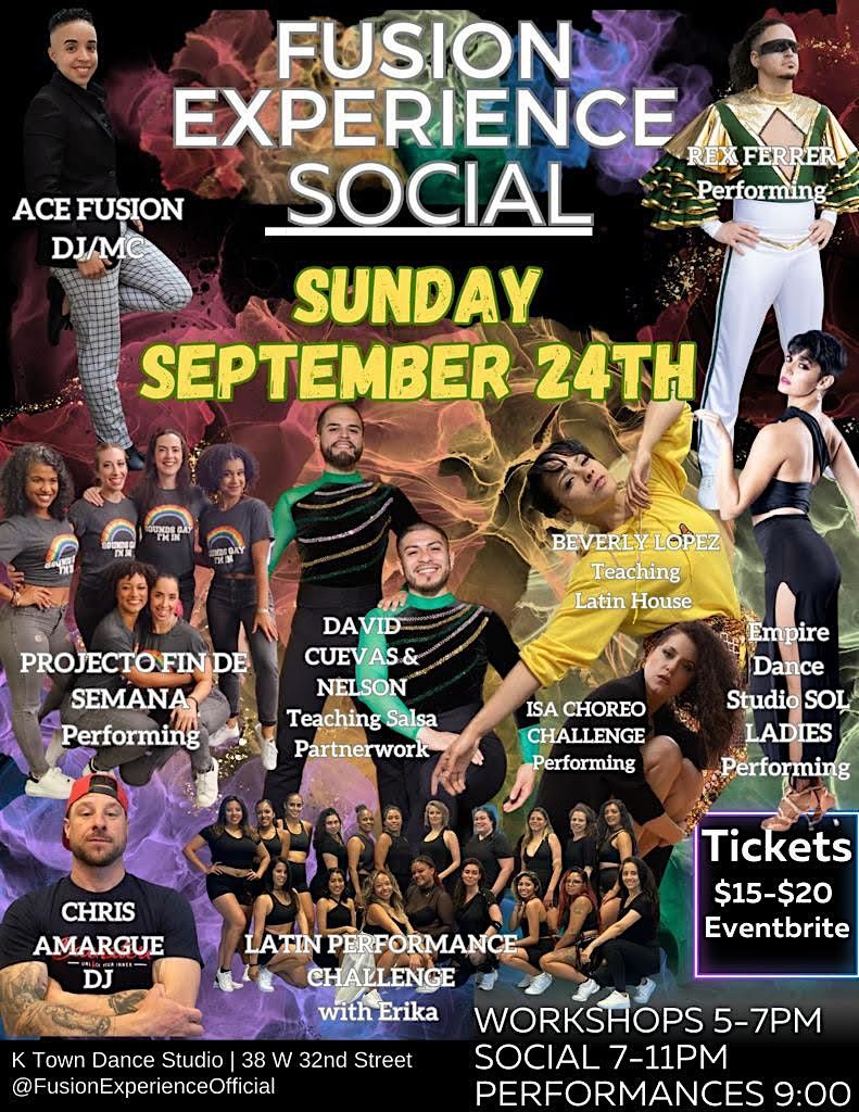 Fusion Experience Social - Back to School Theme Edition