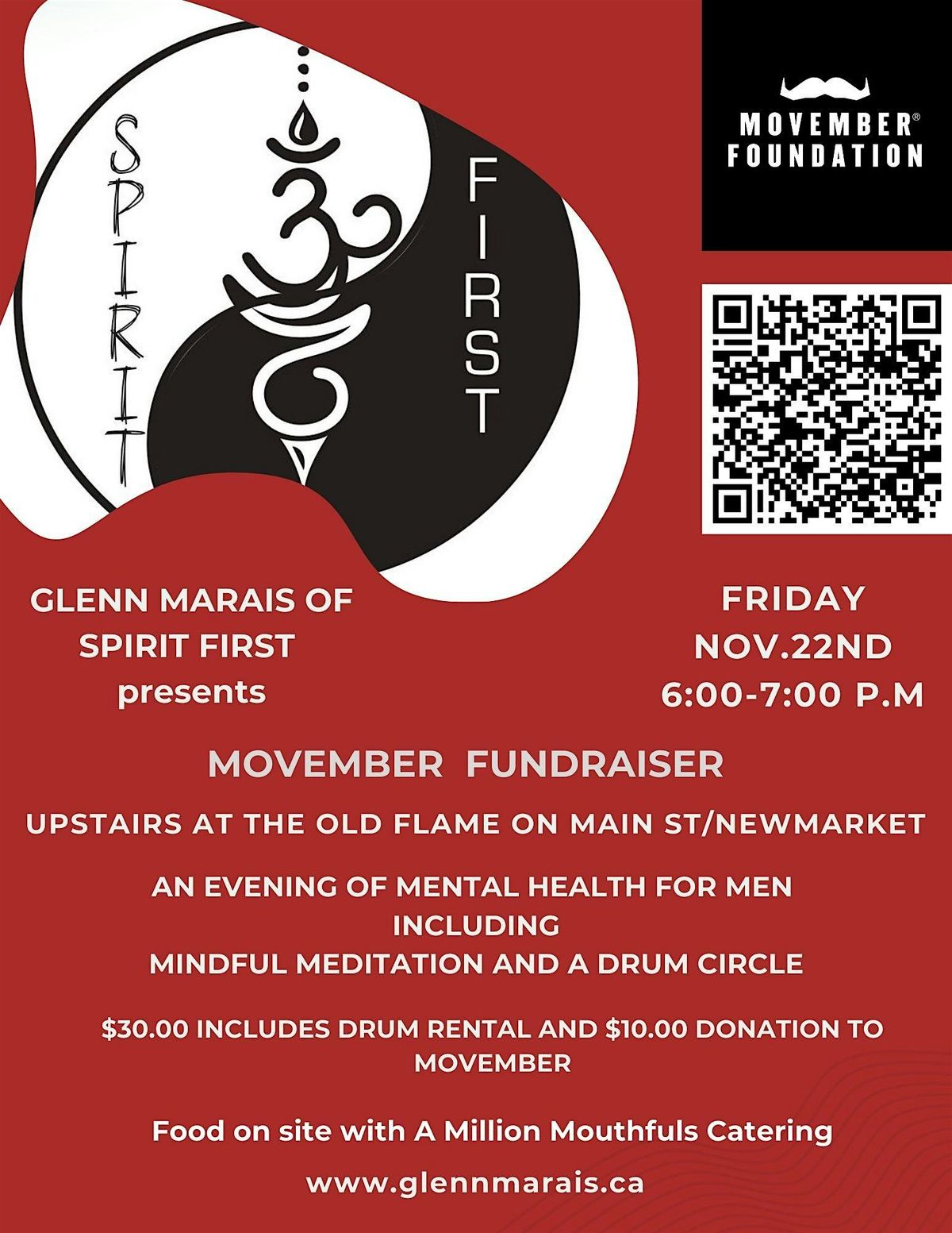 Movember Mindful Meditation Fundraiser