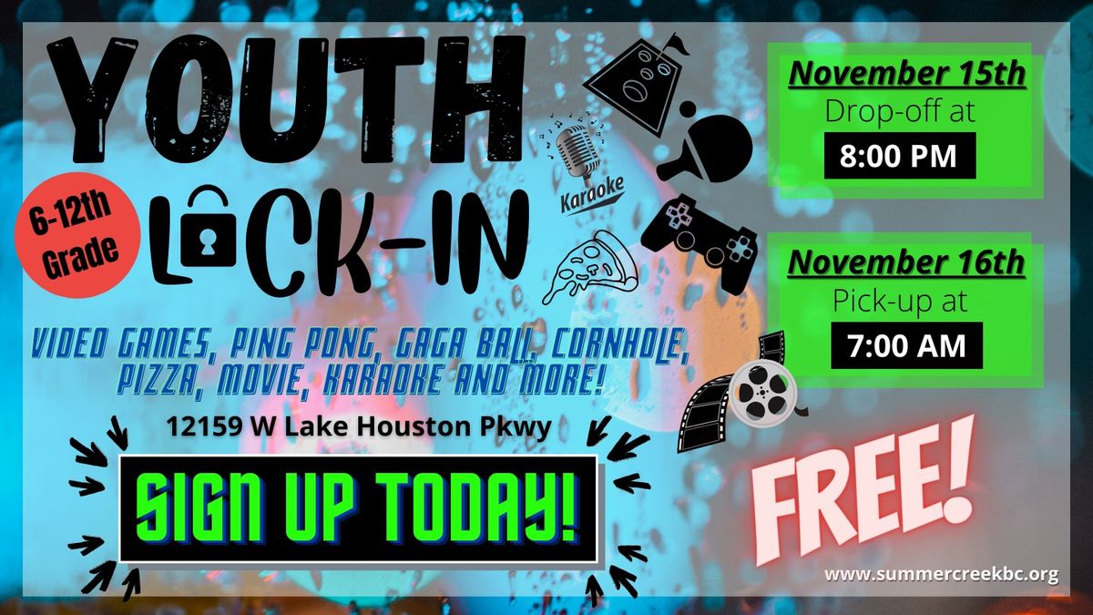 SCBC Youth Lock-in