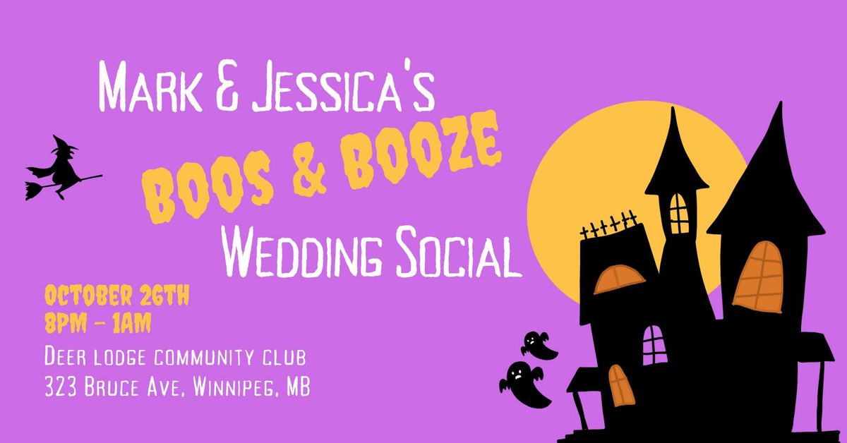 Mark & Jessica's Boos & Booze Wedding Social