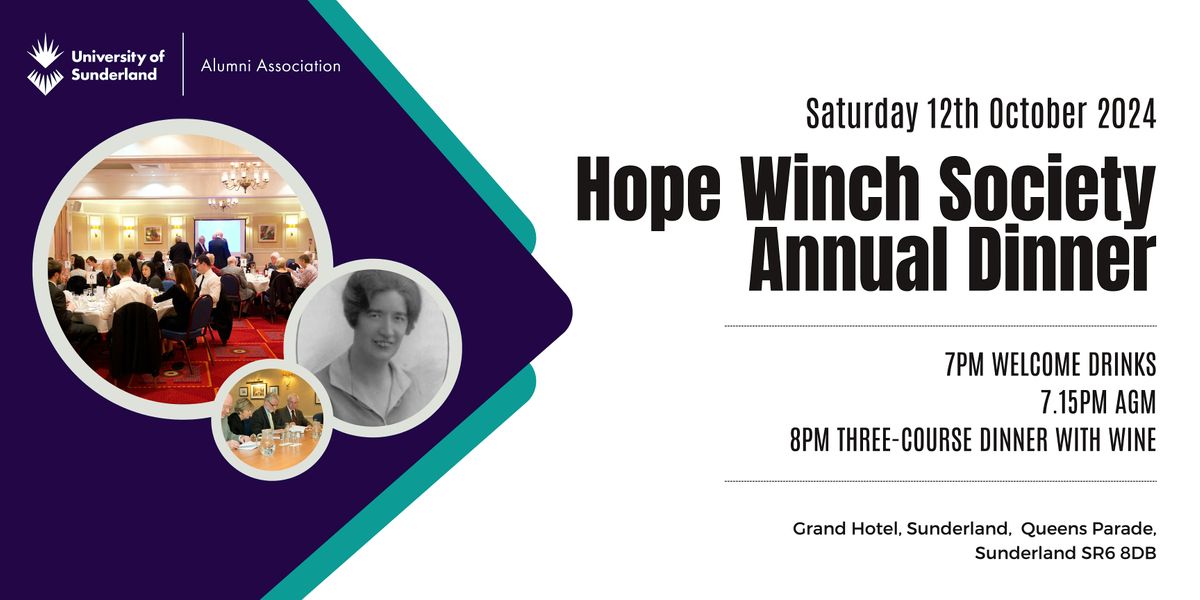 Hope Winch Society Annual Dinner and AGM 2024