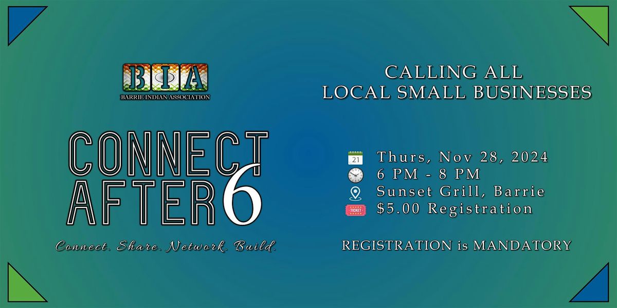 Connect After 6 - Business Networking!