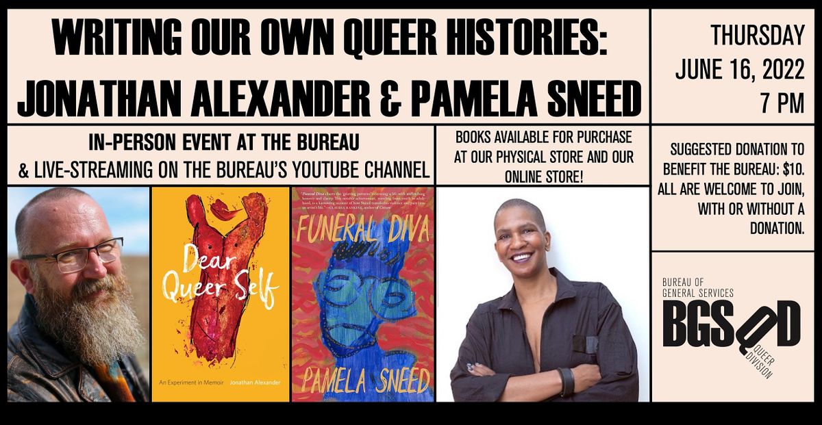 Writing Our Own Queer Histories: Jonathan Alexander & Pamela Sneed