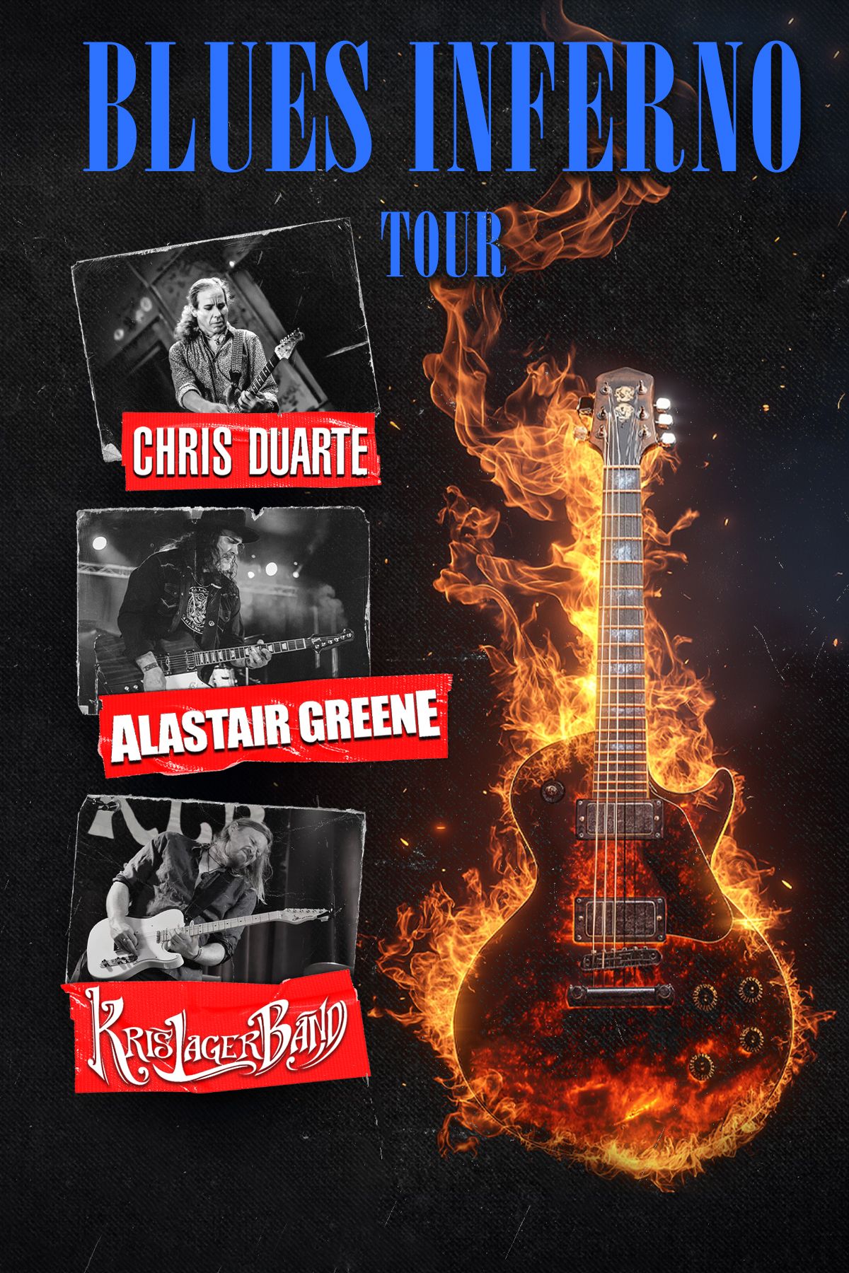 Blues Inferno (Chris Duarte, Alastair Greene, Kris Lager Band) at Tupelo Music Hall