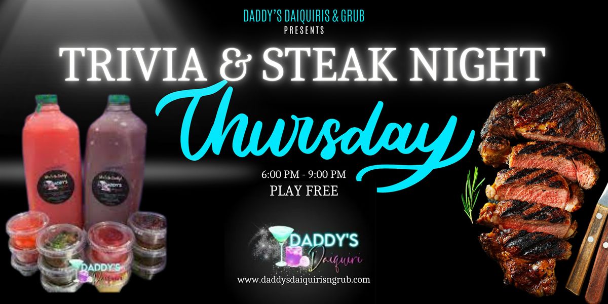 Trivia & Steak Night Thursday's