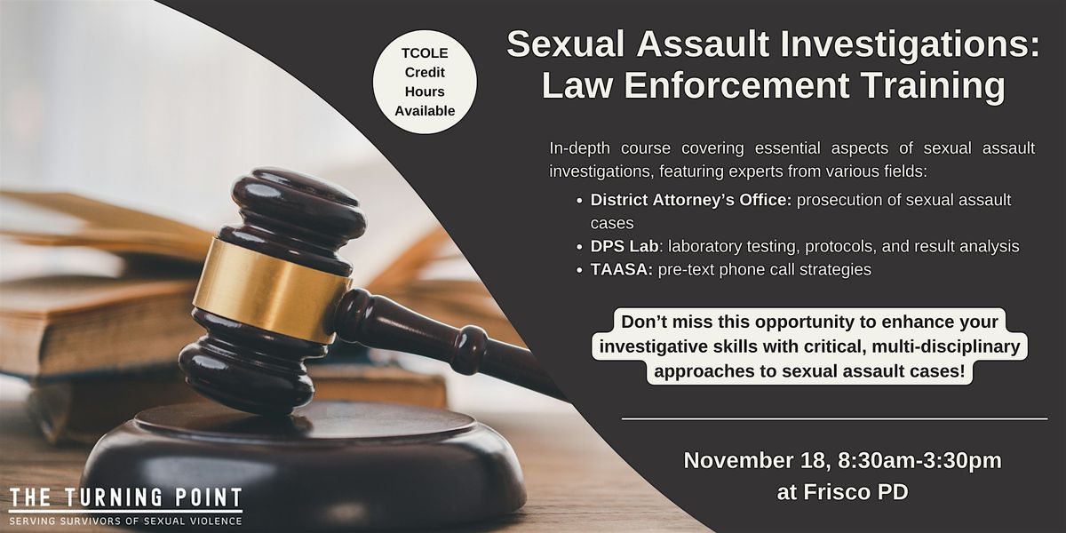 Sexual Assault Investigation Training