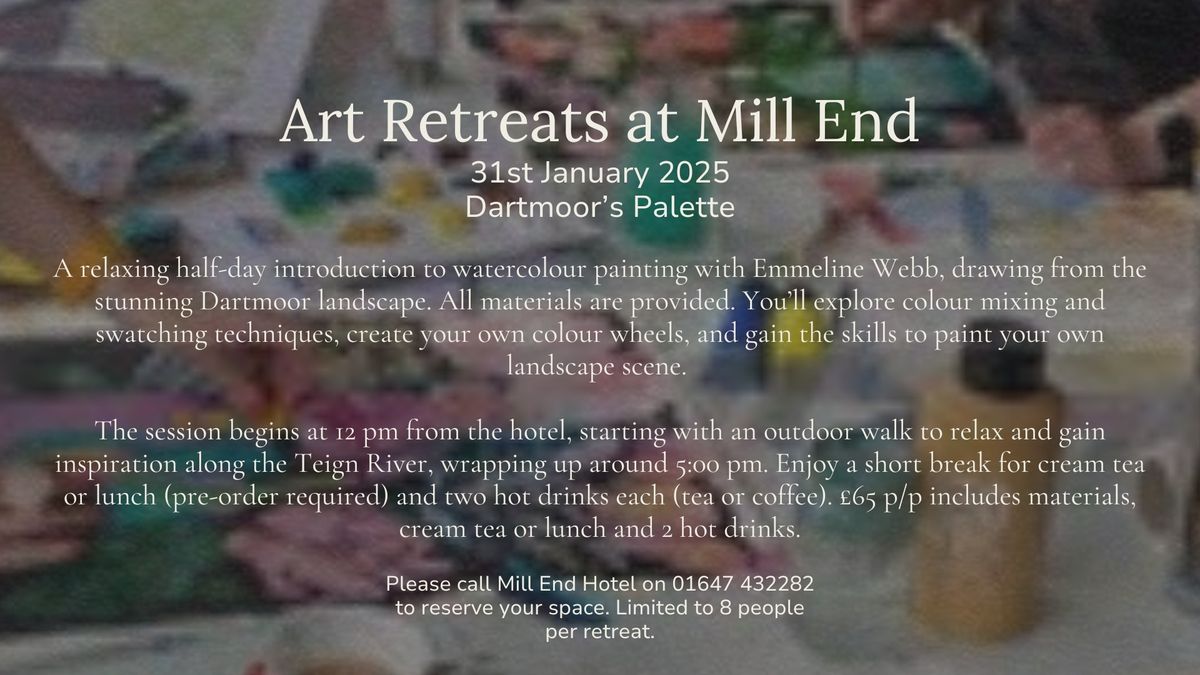 Half Day Art Retreat with Artist Emmeline Webb